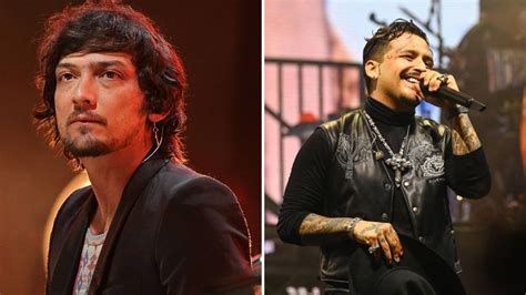 Christian Nodal dedicó “Brillas” de León a Larregui a  .
